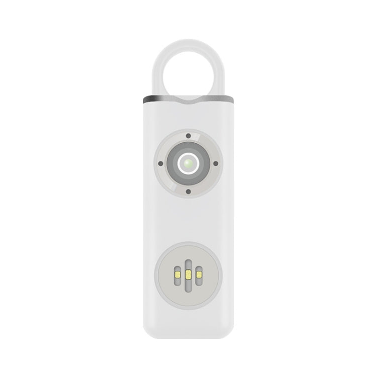 Anti-wolf Alarm Rechargeable Female Student Self-defense Keychain, Rechargeable White, Rechargeable Black Anti-wolf Alarm Rechargeable Female Student Self-defense Keychain, Rechargeable White, Rechargeable Black